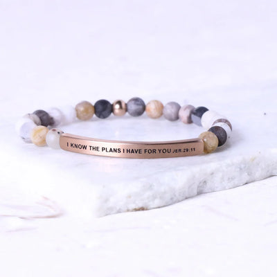 Inspiration Co. | I Know The Plans Inspire Me Bracelet