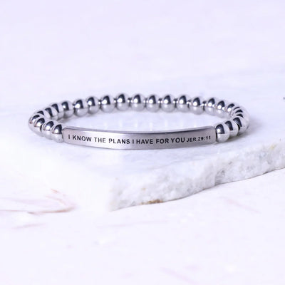Inspiration Co. | I Know The Plans Inspire Me Bracelet