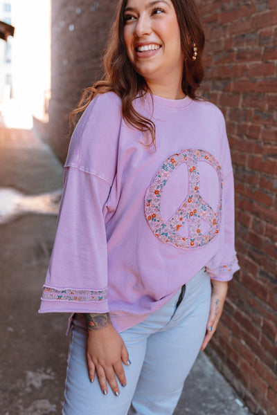 Peace Of Mind Sweatshirt Top