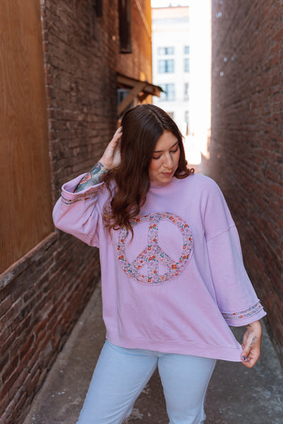 Peace Of Mind Sweatshirt Top