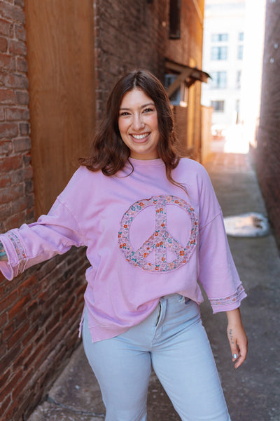 Peace Of Mind Sweatshirt Top