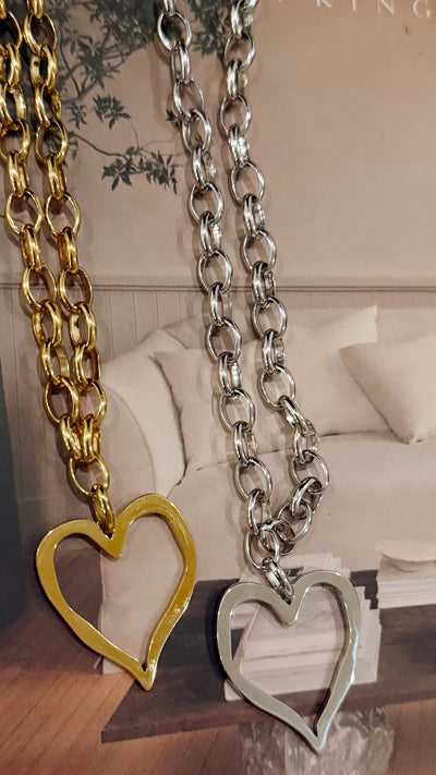 Danielle Open Heart Necklace