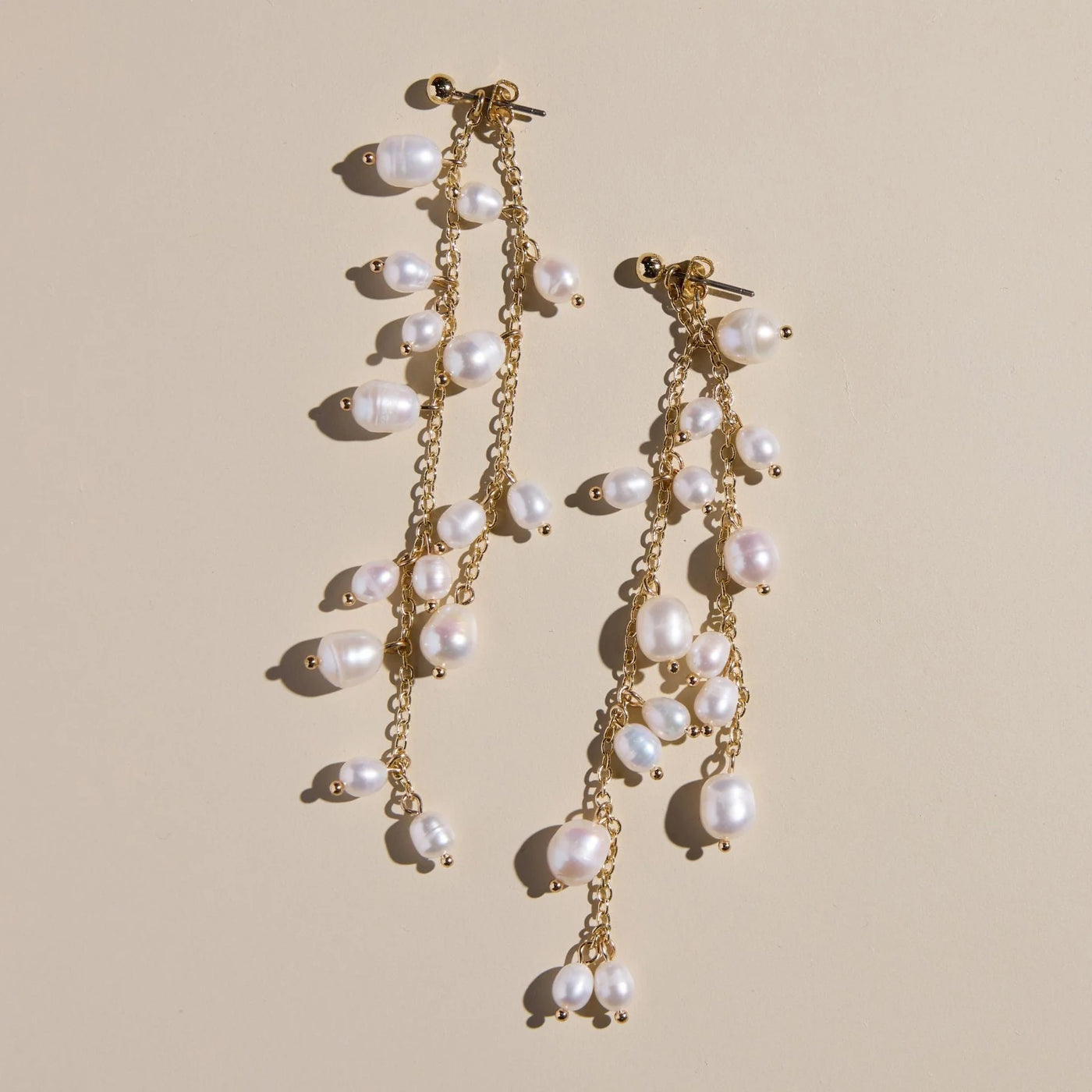 Pearl Cascade Drop Studs