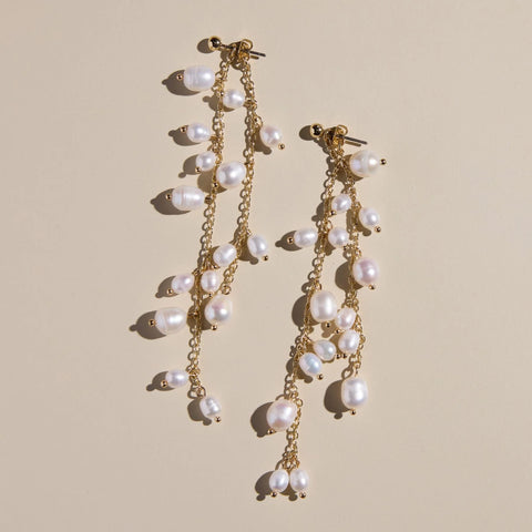 Pearl Cascade Drop Studs