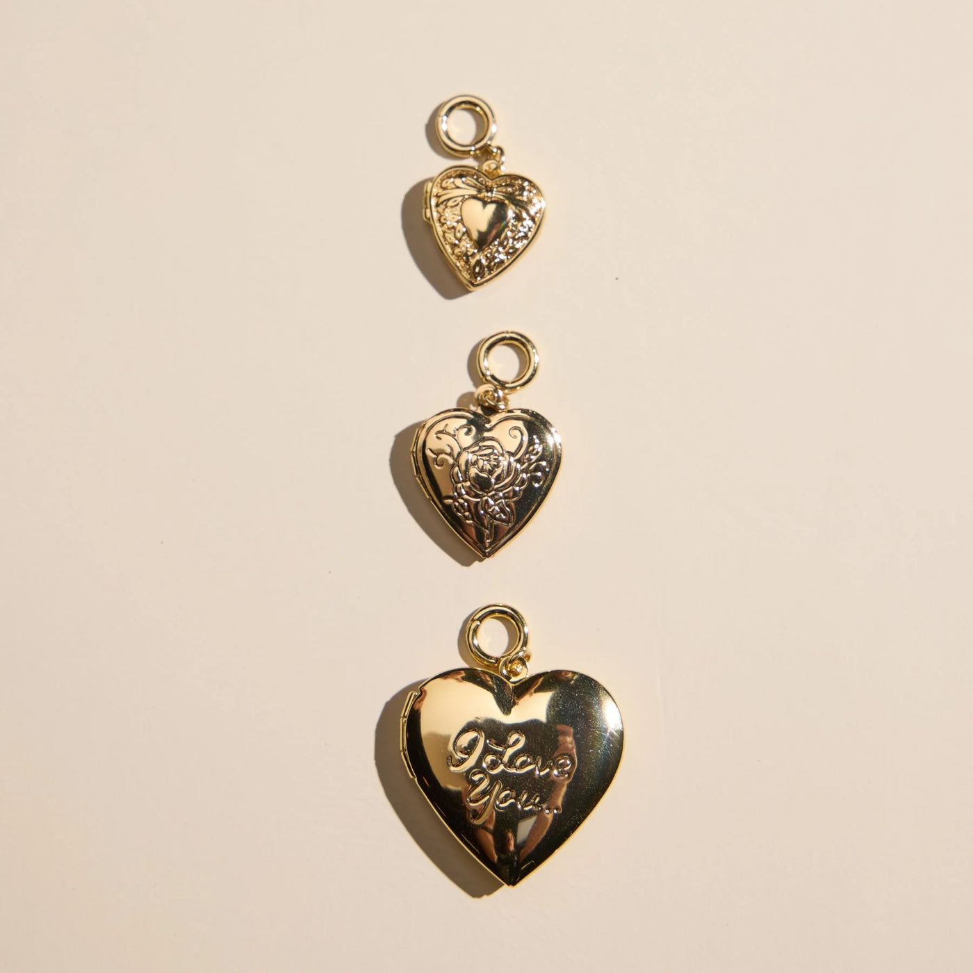 Small Heart Locket Charm