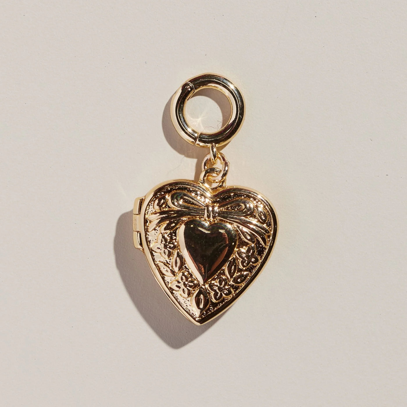 Small Heart Locket Charm