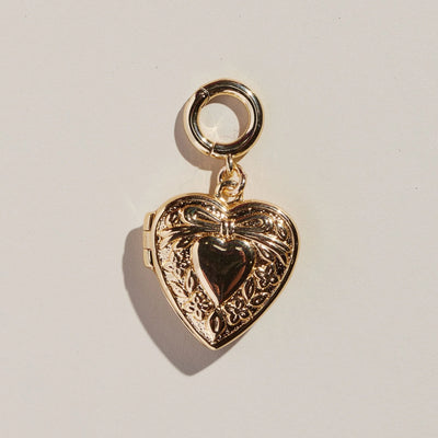 Small Heart Locket Charm