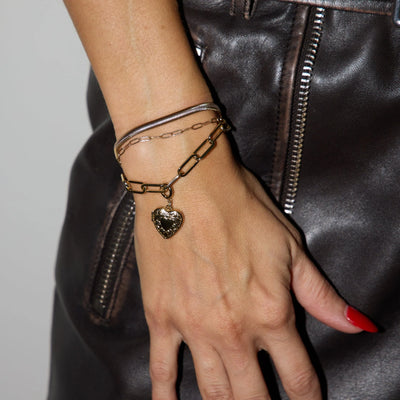 Small Heart Locket Charm