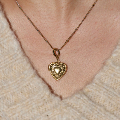Small Heart Locket Charm