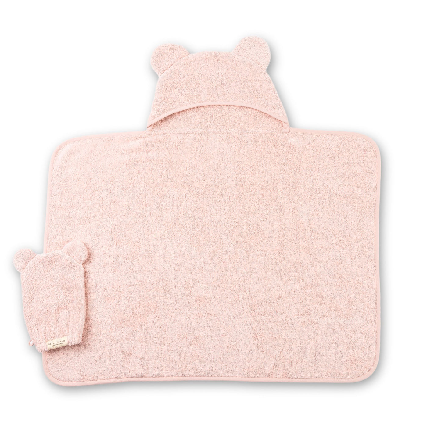 Hooded Towel + Wash Mitt Set | Blush