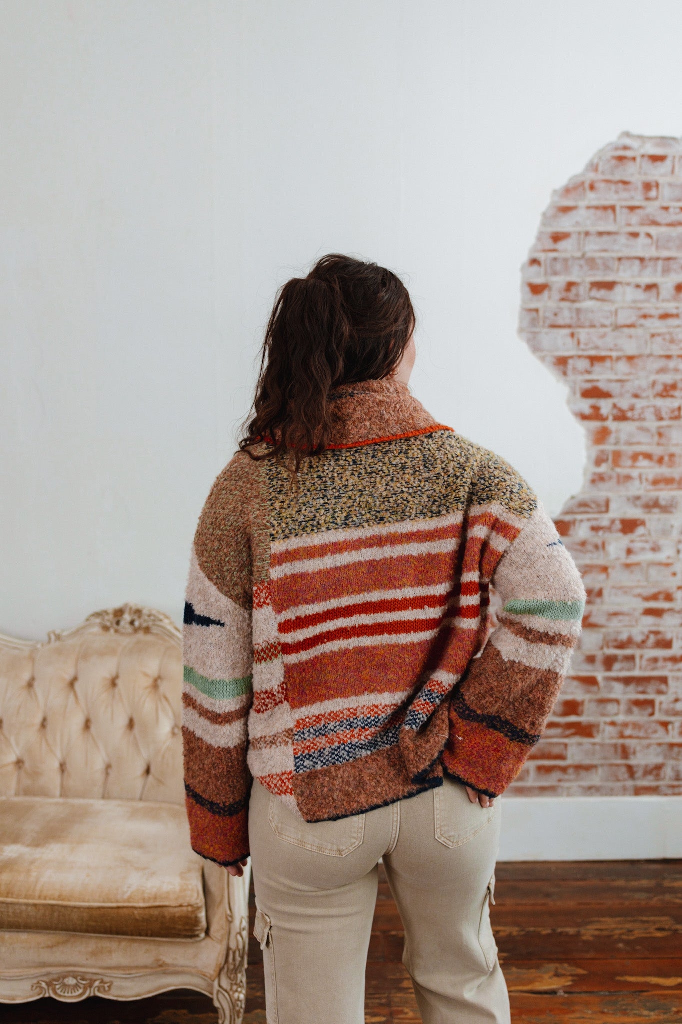 Autumn Air Striped Sweater