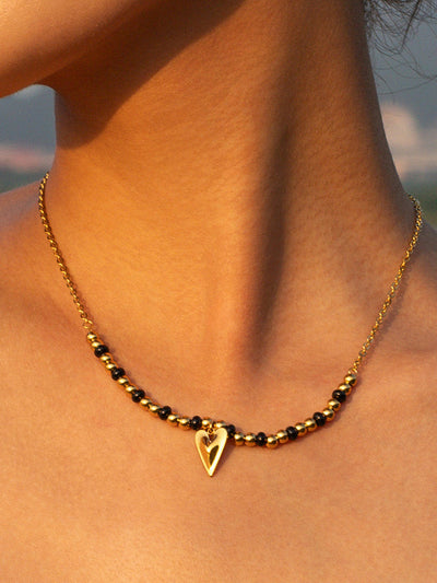 Sibyl Non-Tarnish Petite Heart Necklace