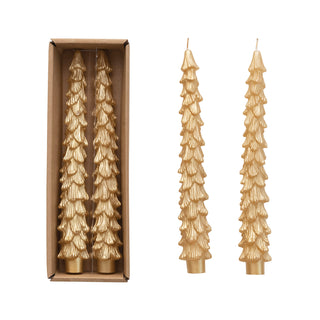 Tree Taper Candle | Set of 2