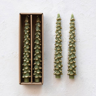 Tree Taper Candle | Set of 2