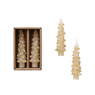 Tree Taper Candle | Set of 2