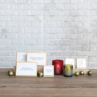 Holiday Lyric Mini Frame
