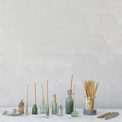 10” Unscented Thin Taper Candles