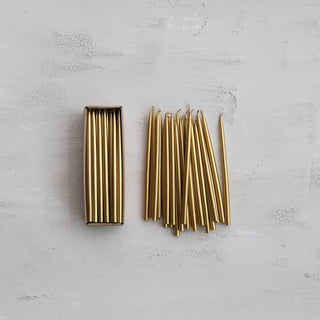 10” Unscented Thin Taper Candles