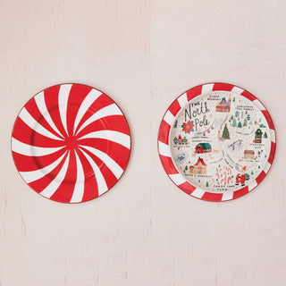 North Pole Stoneware Plate
