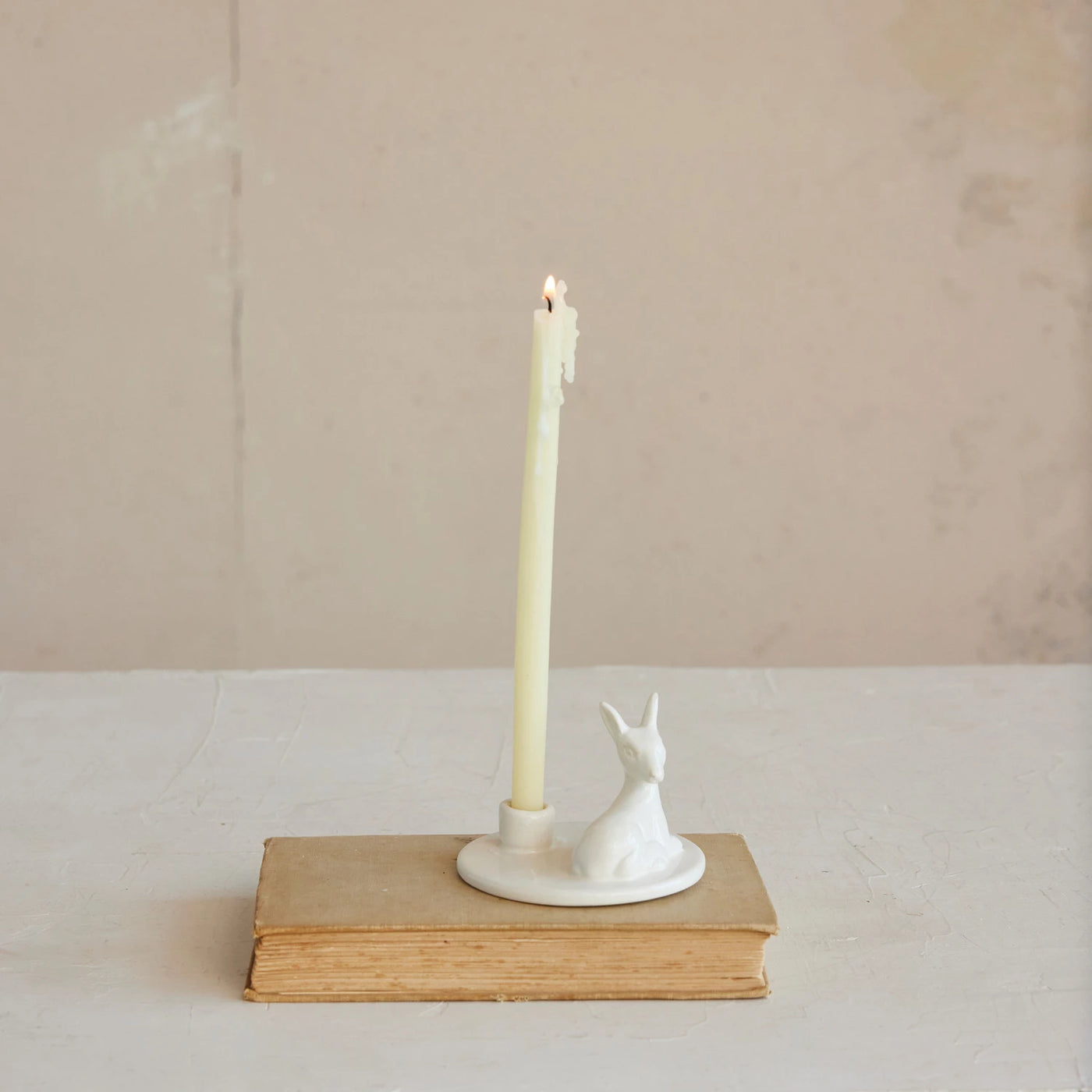 Ceramic Deer 1/2" Taper Holder