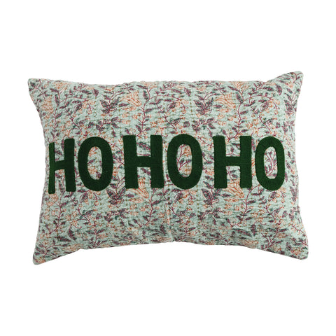 Ho Ho Ho Kantha Pillow