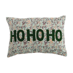 Ho Ho Ho Kantha Pillow