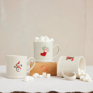 8 oz. Holiday Icon Stoneware Mug