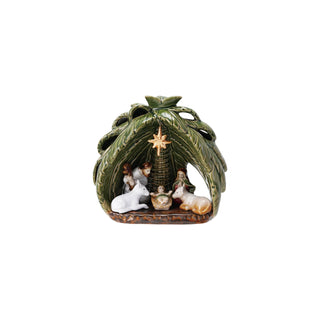 Stoneware Vintage Reproduction Nativity Set
