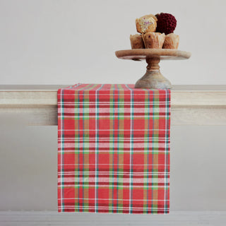 Classic Plaid Woven Table Runner