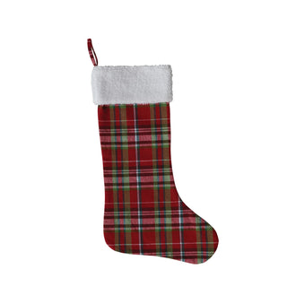 Classic Plaid Woven Stocking