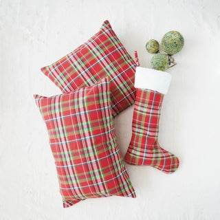 Classic Plaid Woven Stocking