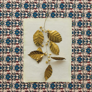 Metal Leaves & Jingle Bells Ornament