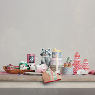 16 oz Stoneware Holiday Animal Mug
