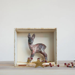 Vintage Inspired Mosaic Reindeer