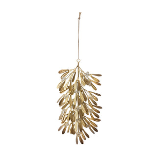 Handmade Metal Mistletoe Bunch Ornament