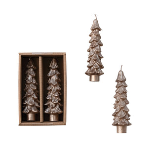Tree Taper Candle | Set of 2