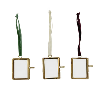 Brass + Glass Photo Frame Ornaments