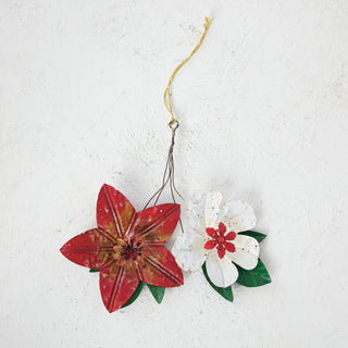 Metal Vintage Flower Bunch Ornament