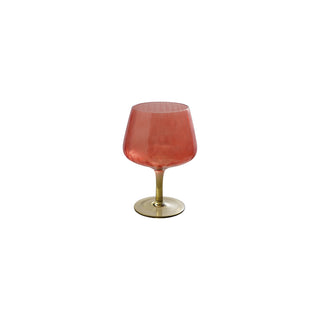 Holiday Ribbed Stemmed Wine Glass