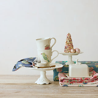 Deer Stoneware Butter Dish