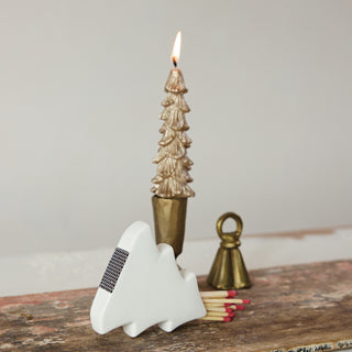 Stoneware Tree Match Holder