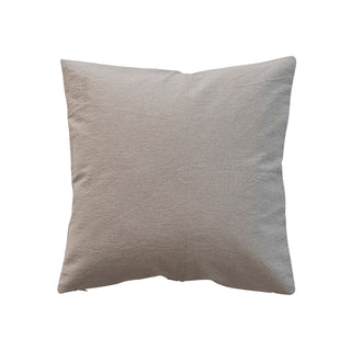 Embroidered Ornament & Snowflake Pillow