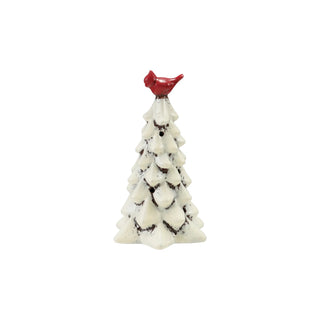 Stoneware Cardinal Tree