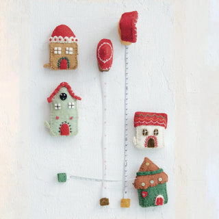 Embroidered Wool Felt Tape Measure