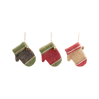 Felt Mitten Ornaments