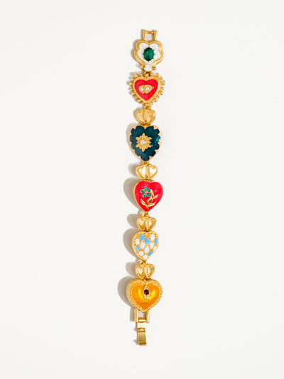 Elysian Baroque Heart Bracelet