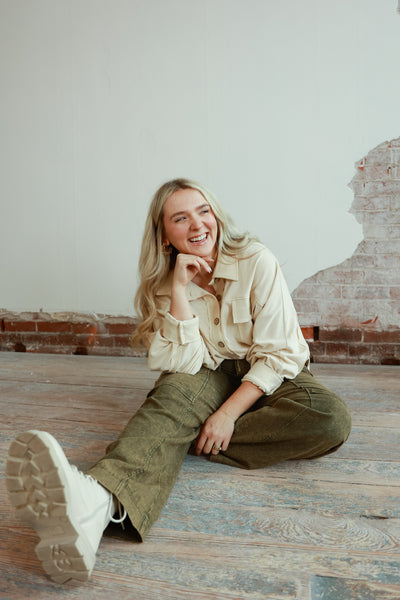 Casual Escape Collared Henley