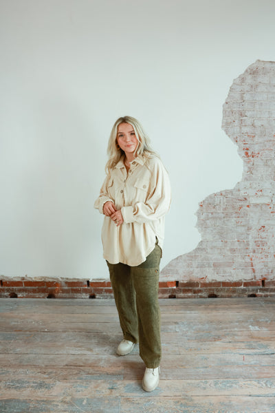 Casual Escape Collared Henley