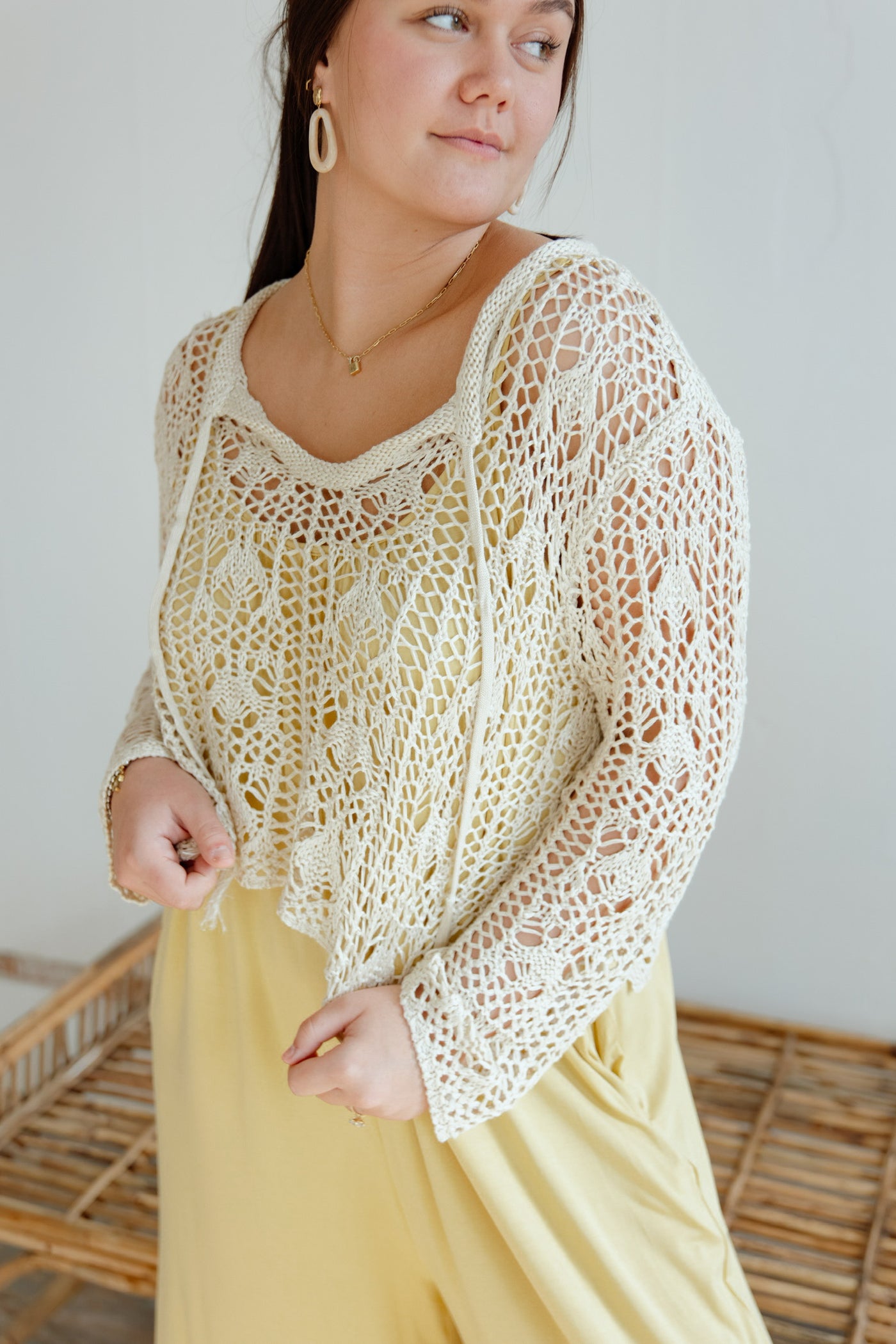 The One Crochet Knit Top