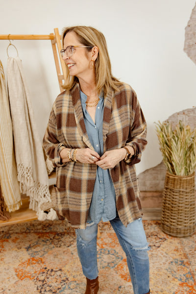 Brush It Off Lightweight Blazer